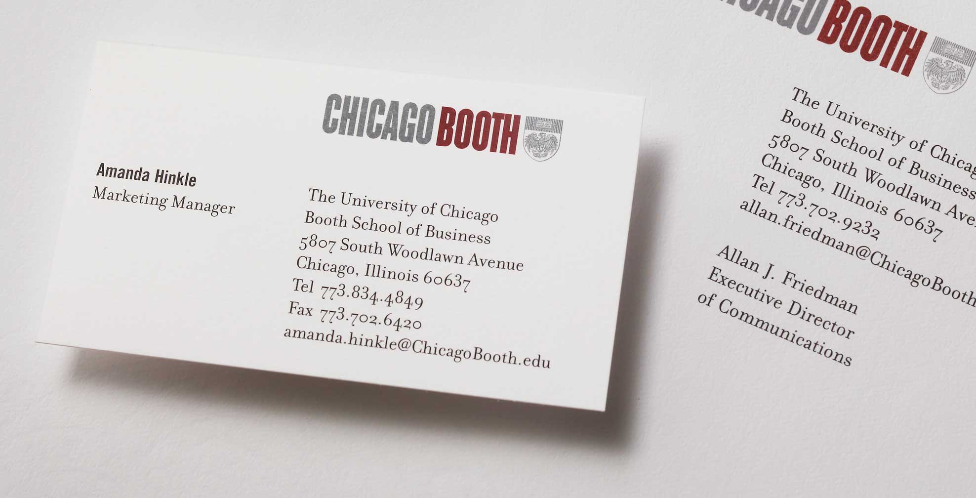 University of Chicago Booth School of Business - Crosby Associates - Chicago